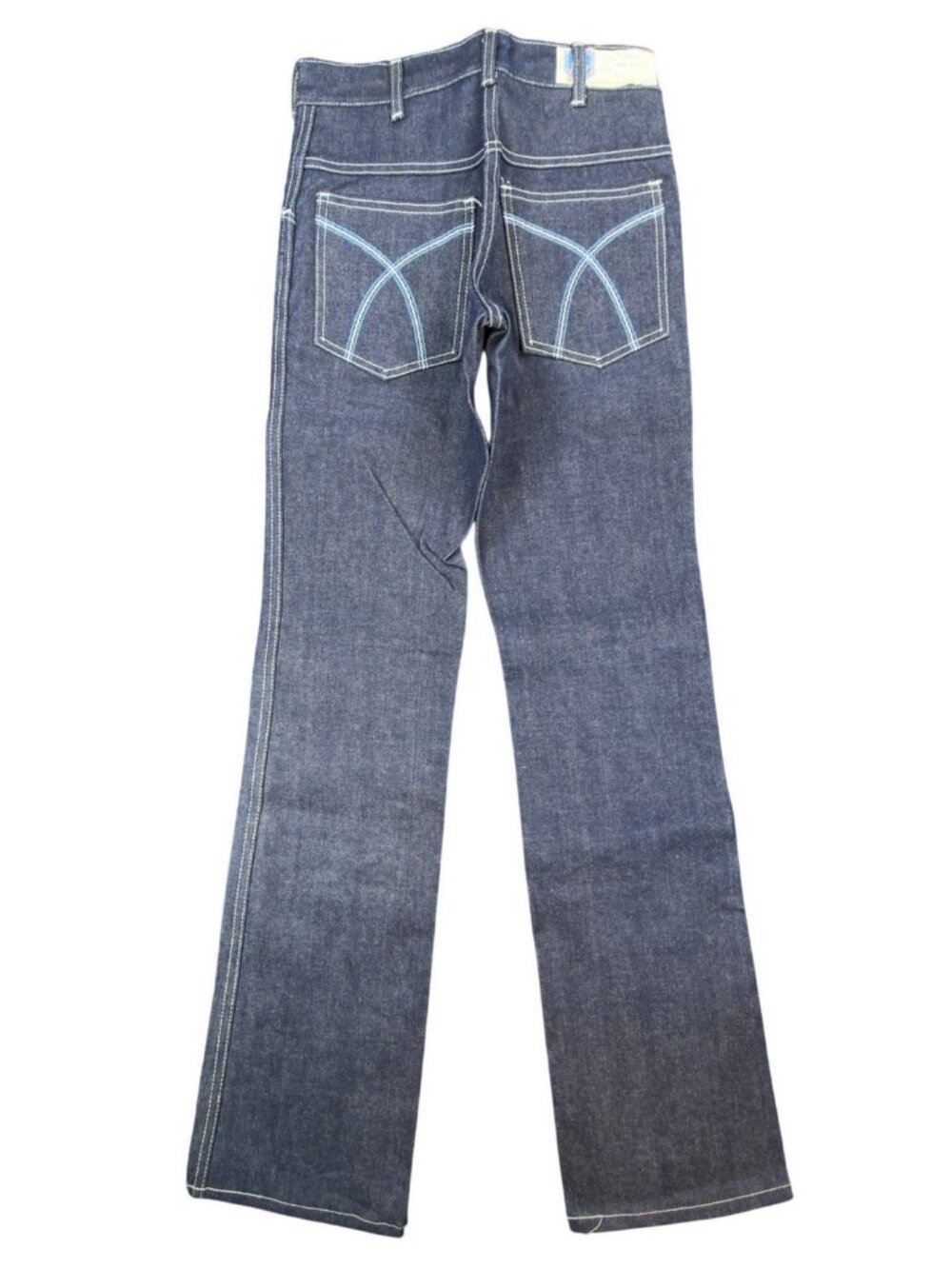 Key Vintage 70s Jeans Youth‎ 12 Reg Blue Dark Wash Flare NWT NOS